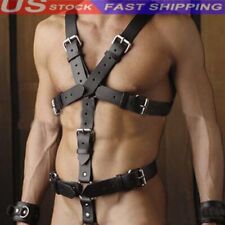 Men leather harness for sale  Shipping to Ireland