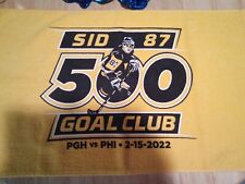 Toalha Pittsburgh Penguins Sidney Crosby 500 Goal Club Rally - Ouro - 25"×15" comprar usado  Enviando para Brazil