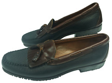 Allen Edmonds "Nashua" Pebbled Leather Kiltie Tassel Loafers Men's 13 B Narrow for sale  Shipping to South Africa