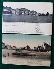 1904 due cartoline usato  Marino