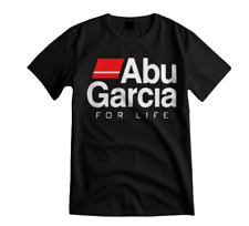 Camiseta preta logotipo equipamento de pesca ABU GARCIA tamanho P - 5XL comprar usado  Enviando para Brazil