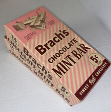 Barras de chocolate vintage litografía caja de dulces vacía rayas rosa utilería de película segunda mano  Embacar hacia Argentina
