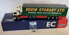TEKNO 1/50 SCALE ERF EC10 TRACTOR CAB + EDDIE STOBART HAULAGE TRAILER BOXED VGC for sale  Shipping to Ireland