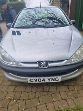 silver peugeot 206 1 4 for sale  BUXTON