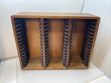 Vintage Savoy Wooden 45 Disc CD Storage Holder Rack Wall-Mount for sale  Shipping to South Africa