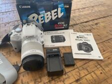 Used, Canon EOS Rebel SL1 / EOS 100D 18.0MP Digital SLR Camera - White (Kit w/ EF-S IS for sale  Shipping to South Africa