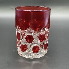 EAPG Model Flint "Gem" tumbler Ruby Stain Block 1892, used for sale  Shipping to South Africa