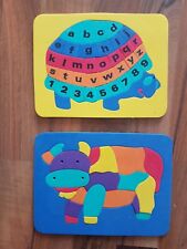 Puzzle tiere abc gebraucht kaufen  Hutthurm