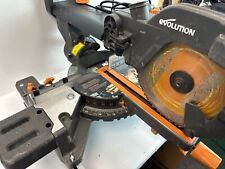 (Wi1) Evolution R255SMS+ Mitre Saw With Mitre Saw Stand (Please Read Listing) for sale  Shipping to South Africa