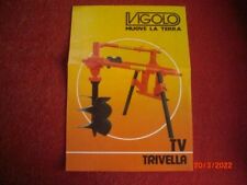 PROSPECTUS    PUBLICITAIRE   TARIERE  VIGOLO  TV   - ITALY - d'occasion  Aubigny-en-Artois
