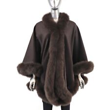 Brown cashmere cape for sale  Mc Lean