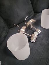 Frosted wall sconce for sale  Corsicana