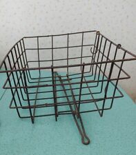Vintage Metal Wire Bicycle Bike Basket  for sale  Shipping to South Africa