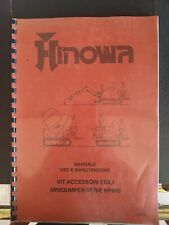 Manuale catalogo hinowa usato  Colle Di Val D Elsa