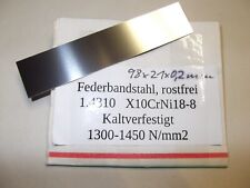 Federbandstahl federblech inox gebraucht kaufen  Cölbe