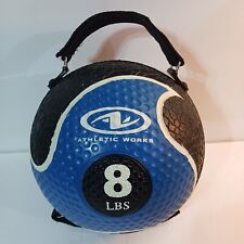 Medicine Ball 8 lb - Bola antiderrapante fitness ponderada com alças de segurança removíveis comprar usado  Enviando para Brazil