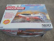 Używany, Vintage Nikko Shockwave RC łódź wyścigowa, sterowanie radiowe hydrofolia motorowa łódź na sprzedaż  Wysyłka do Poland