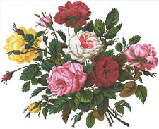 Stickvorlage kreuzstich rosens gebraucht kaufen  Hirschau