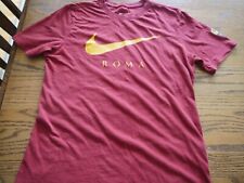 Camiseta de fútbol para hombre Nike AS Roma mediana Borgoña av5062-613 cuello redondo segunda mano  Embacar hacia Argentina