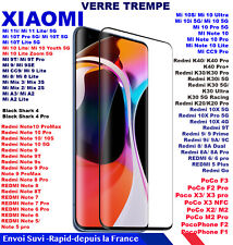 Verre Trempé Xiaomi Mi Redmi Note 11 11i 10 8 7 6 5 10S 9T 8T 9S LITE PRO F3 M3 d'occasion  Mulhouse-