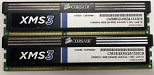 CORSAIR XMS3 8GB 2x4GB 1333MHZ CMX8GX3M2A1333C9 DIMM GAMING RAM 240pin PC for sale  Shipping to South Africa