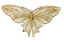 Filigree butterfly brooch for sale  BIRMINGHAM