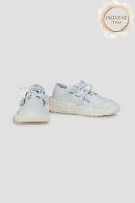 RRP €661 GIUSEPPE ZANOTTI Leather Sneakers US9 UK6 EU39 Logo Spiked Sole for sale  Shipping to South Africa