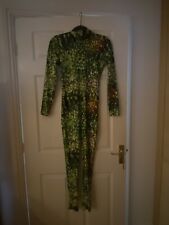 Dance unitard green for sale  SHEFFIELD