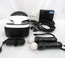 Sony Playstation PS PS4 VR fone de ouvido branco controle de movimento sem câmera comprar usado  Enviando para Brazil