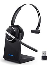 Auriculares Bluetooth, auriculares inalámbricos con micrófono para PC, V5.2 segunda mano  Embacar hacia Argentina