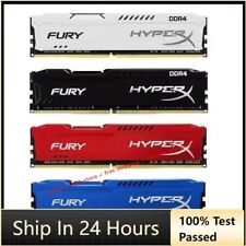 HyperX FURY RAM DDR4 16GB 8GB 32GB 4GB 3200 2666 2400 2133 Desktop Memory DIMM, used for sale  Shipping to South Africa