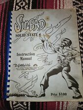Sinbad pinball manual for sale  Hagerstown