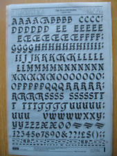 Letraset upper case for sale  Shipping to Ireland