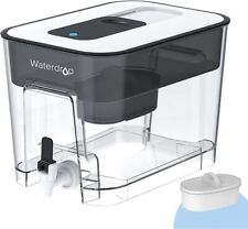 Dispensador de filtro de água Waterdrop 20 xícaras com 1 filtro, (200 galões), preto, usado comprar usado  Enviando para Brazil