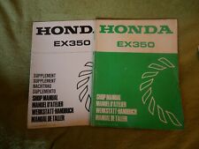 Honda Shop Manual for EX350 Petrol Generator for sale  Shipping to South Africa