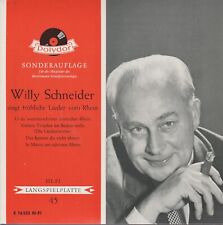 Willy schneider singt gebraucht kaufen  Hamburg