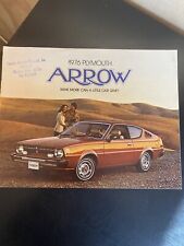 Plymouth arrow sales for sale  Vancouver