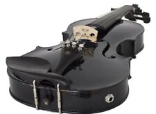 Violino elétrico/acústico Cecilio 4/4 CVNAE-Black+SR ajustado em ébano preto. comprar usado  Enviando para Brazil