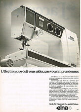 1981 elna advertising d'occasion  Expédié en Belgium