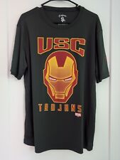 Disney Parks USC Trojans Marvel Ironman Microfiber Black T-Shirt Mens Large for sale  Shipping to South Africa