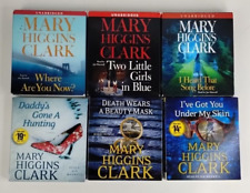 Mary Higgins Clark Audiobook Completo em CD Lote de 6 Romances de Suspense Mistério comprar usado  Enviando para Brazil