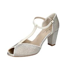 zapatos mujer ANNIEL sandalias beige glitter oro cuero EY651 comprar usado  Enviando para Brazil