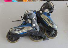 LANDROLLER MOJO Men’s 7 Women’s 8 Angled Wheel Inline Skates Rollerblades Blue for sale  Shipping to South Africa