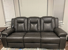 leather sofa 3 piece for sale  Morganville