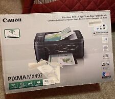 Canon PIXMA MX492 Black Wireless All-In-One Inkjet Printer READ Description!! #5, used for sale  Shipping to South Africa