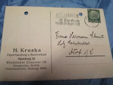 Postkarte 1939 papierhandlung gebraucht kaufen  Isernhagen
