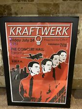 Kraftwerk framed poster for sale  SALISBURY
