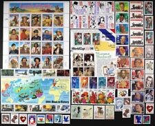 Conjunto de 106 selos do ano comemorativo de 1994 dos EUA com S/S e folhas em perfeito estado NH ver digitalizações comprar usado  Enviando para Brazil