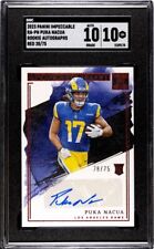 🔥Puka Nacua 2023 Impeccable Rookie Autographs Red /75 💎10GEM MINT💎 LA RAMS  for sale  Shipping to South Africa