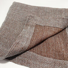 Set of 8 Luxury Woven Napkins with Faux Linen Texture - Two-Tone Gray & Brown for sale  Shipping to South Africa